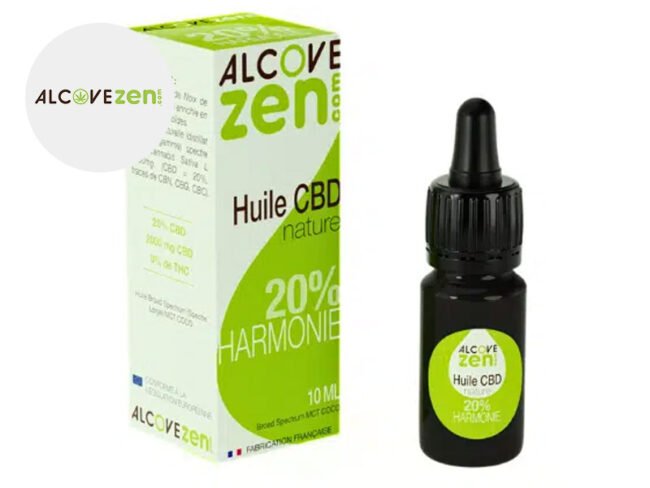 Huile CBD 20% Bio (10ml) - Alcovezen