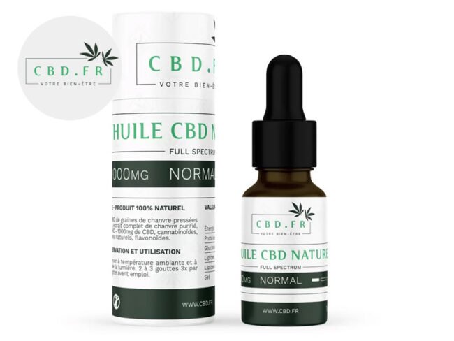 Huile CBD 10% Bio (10ml) - CBDfr