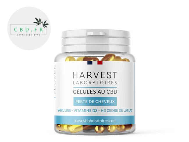 Gélules CBD 1500mg Spiruline - Harvest Laboratoires