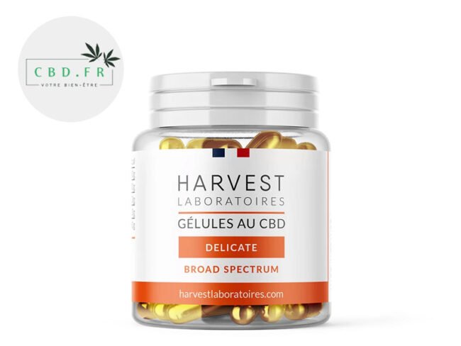 Gélules CBD 750mg Cure Délicate - Harvest Laboratoires