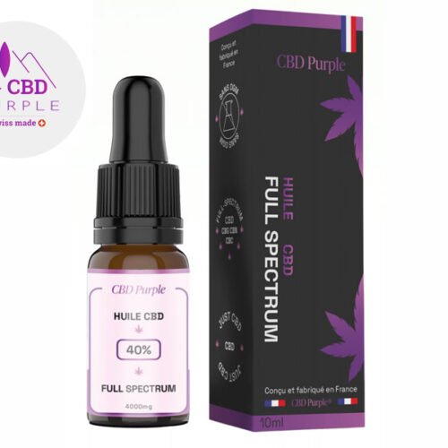 Huile CBD 40% Bio (10ml) - CBD Purple