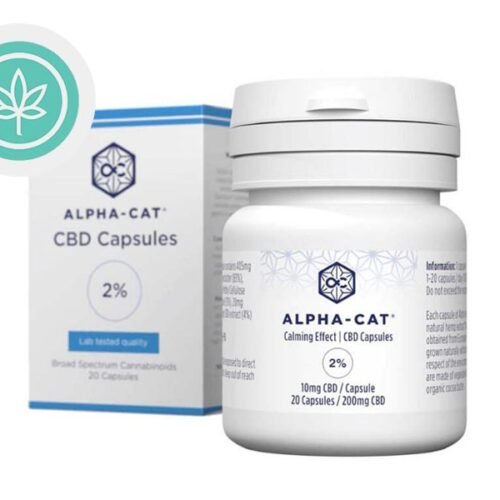 Capsules CBD 200mg - Alpha-Cat