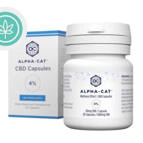 Capsules CBD 400mg - Alpha-Cat