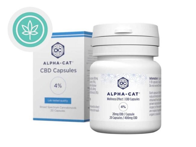 Capsules CBD 400mg - Alpha-Cat