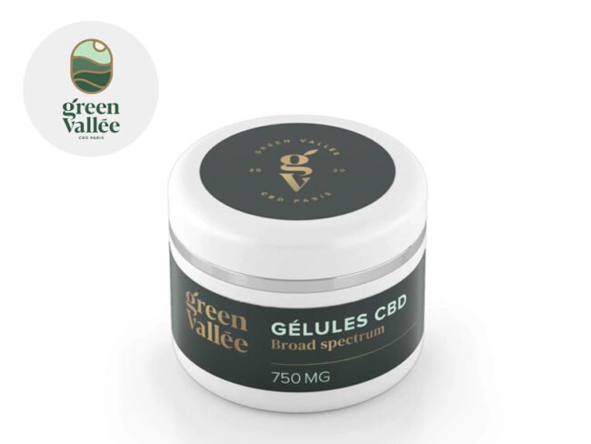 Gélules CBD 750mg - Green Vallée