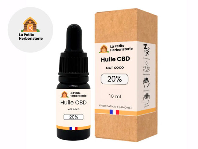 Huile CBD 20% (10ml) - La Petite Herboristerie