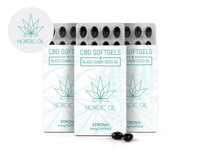 Capsules CBD 2880mg - Nordic Oil