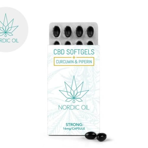 Capsules CBD 960mg Curcumine - Nordic Oil