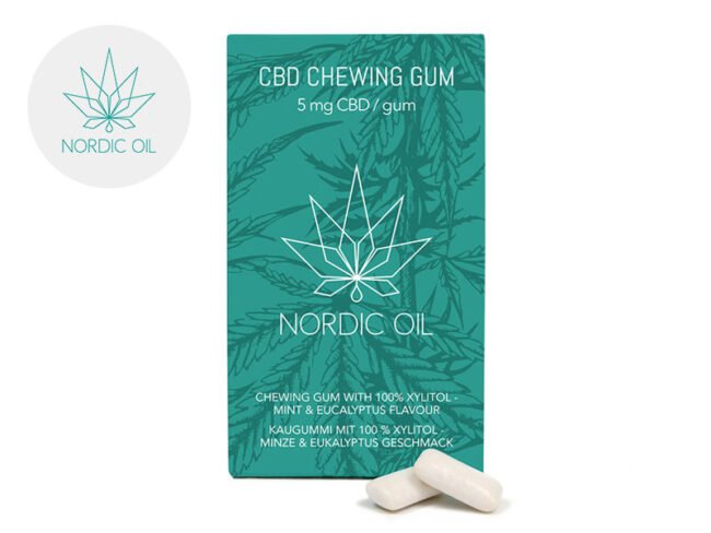 Chewing-gum CBD 5% vegan - Nordic Oil
