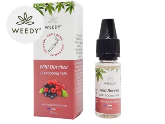 E liquide Wild Berries CBD (600mg) - Weedy