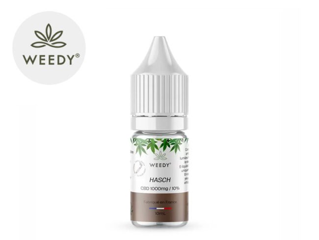 E liquide Hash CBD (500mg) - Weedy