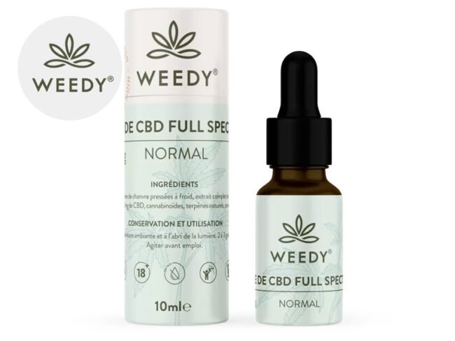 Huile CBD 10% Bio (10ml) - Weedy