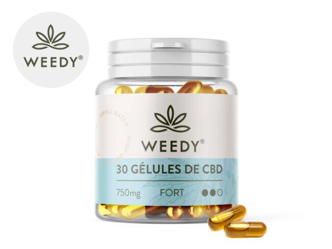 Gélules CBD 750mg - Weedy