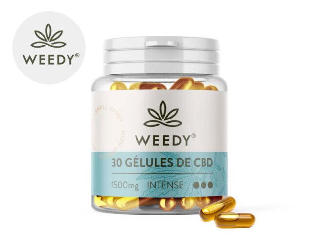 Gélules CBD 1500mg - Weedy