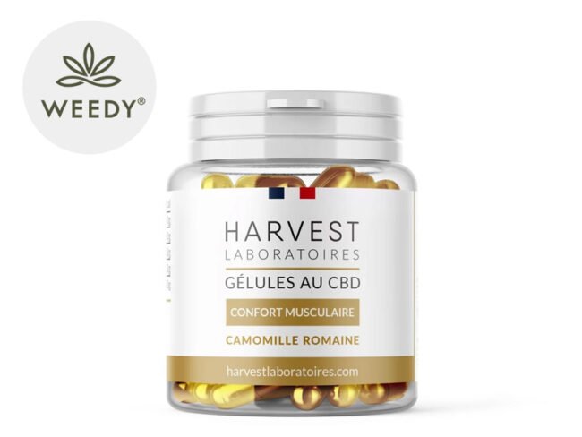 Gélules CBD 1500mg Confort Musculaire - Weedy