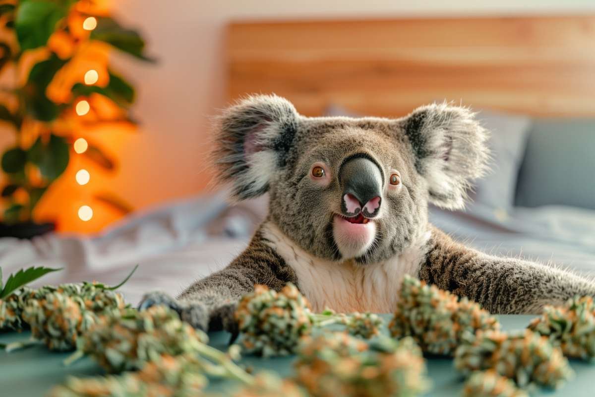 fleur cbd pas chere et koala de cannanews